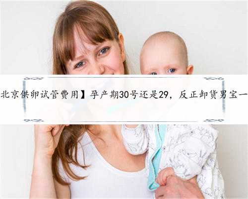 【北京供卵试管费用】孕产期30号还是29，反正卸货男宝一枚